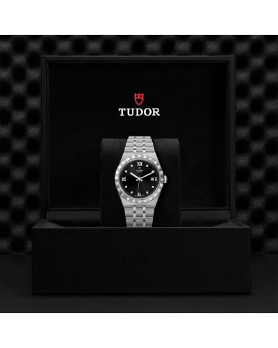 Tudor Royal 38 mm steel case, Diamond-set dial (watches)